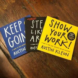3 NEW Austin Kleon books